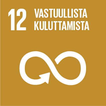 Ruskea tausta kestävän kehityksen tavoite 12 vastuullista kuluttamista